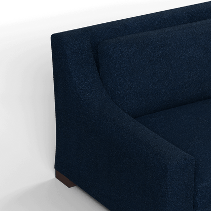 Louis 2 Seater Sofa — Structured Design with Tapered Arms