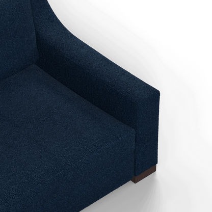 Louis 2 Seater Sofa — Structured Design with Tapered Arms