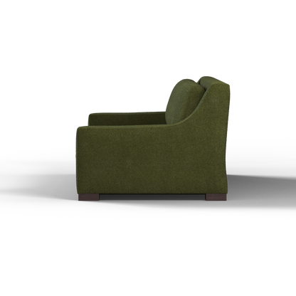 Louis 2 Seater Sofa — Structured Design with Tapered Arms
