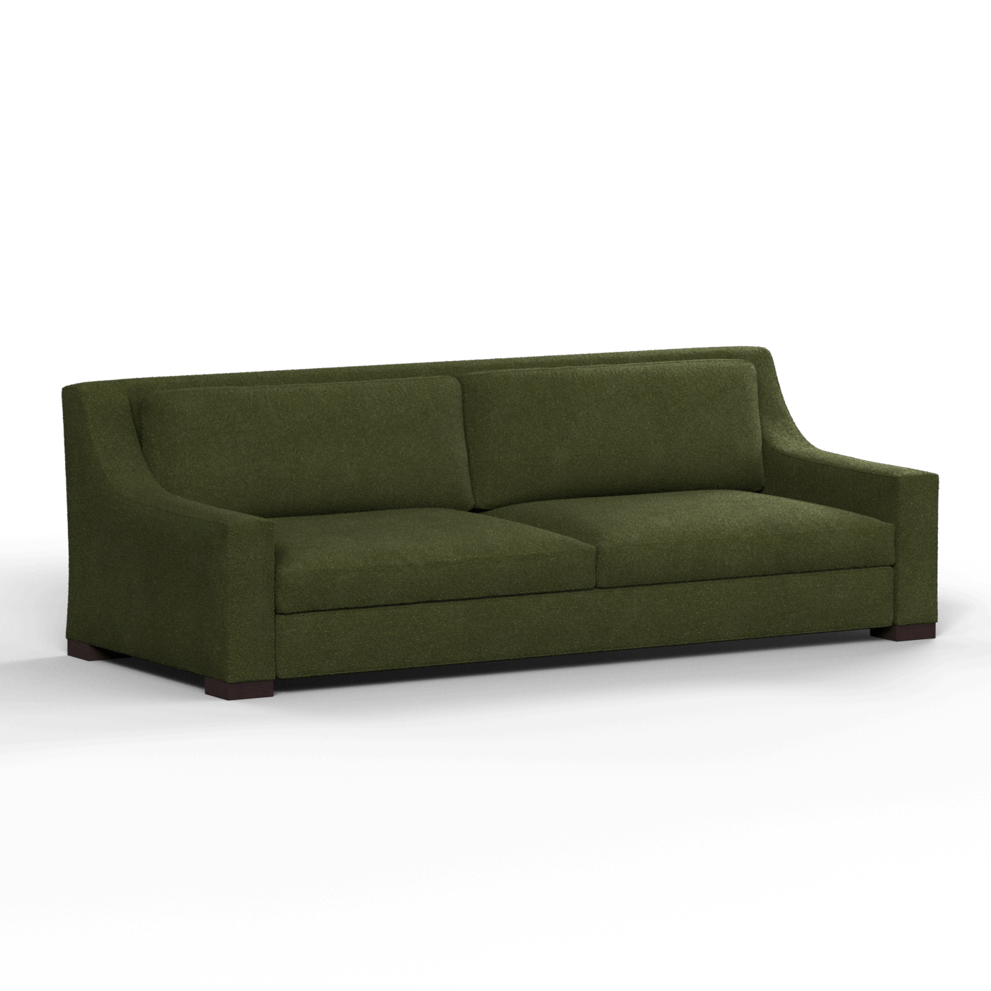 Louis 2 Seater Sofa — Structured Design with Tapered Arms