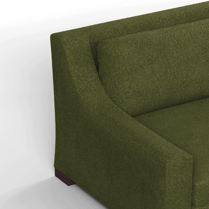 Louis 2 Seater Sofa — Structured Design with Tapered Arms