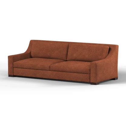 Louis 2 Seater Sofa — Structured Design with Tapered Arms