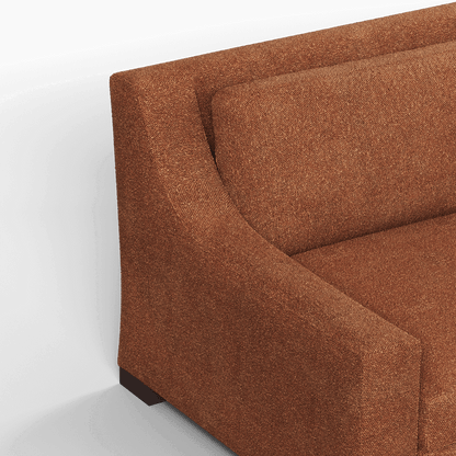 Louis 2 Seater Sofa — Structured Design with Tapered Arms