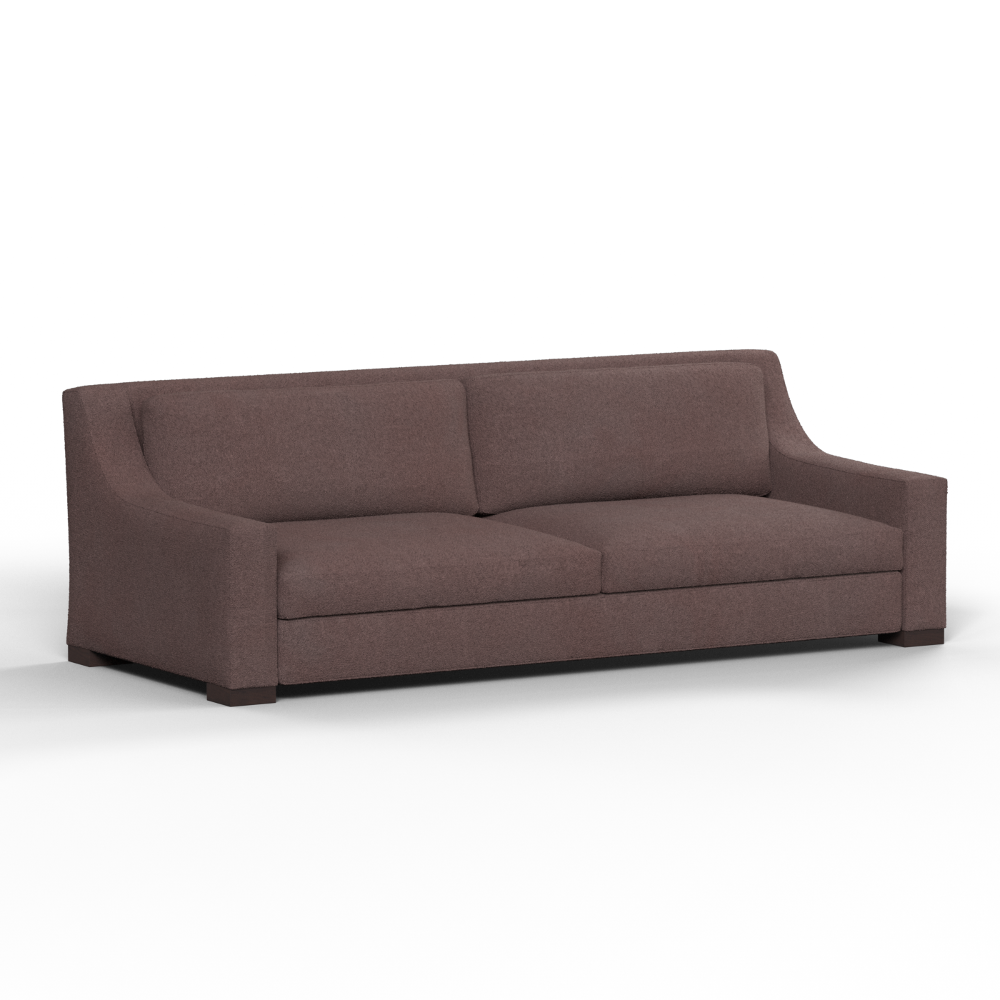 Louis 2 Seater Sofa — Structured Design with Tapered Arms