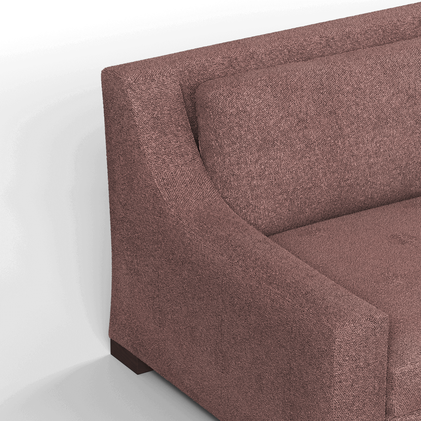 Louis 2 Seater Sofa — Structured Design with Tapered Arms