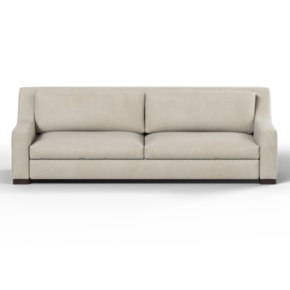Louis 2 Seater Sofa — Structured Design with Tapered Arms