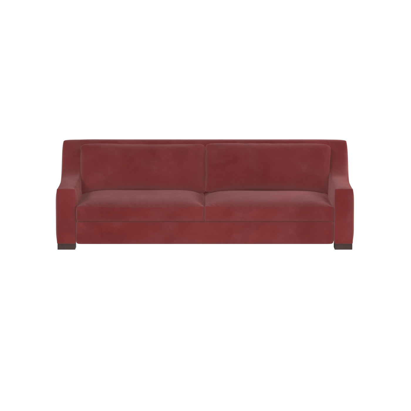 Louis 2 Seater Sofa — Structured Design with Tapered Arms