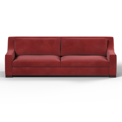Louis 2 Seater Sofa — Structured Design with Tapered Arms