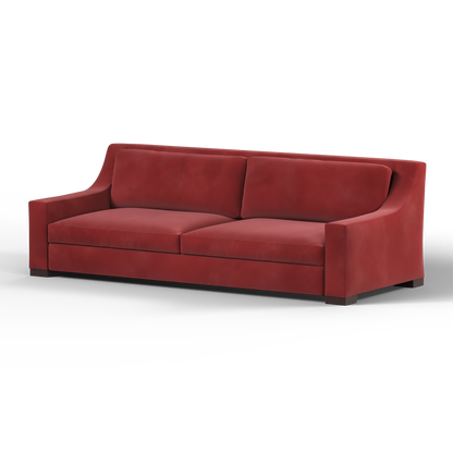 Louis 2 Seater Sofa — Structured Design with Tapered Arms