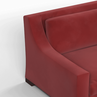 Louis 2 Seater Sofa — Structured Design with Tapered Arms