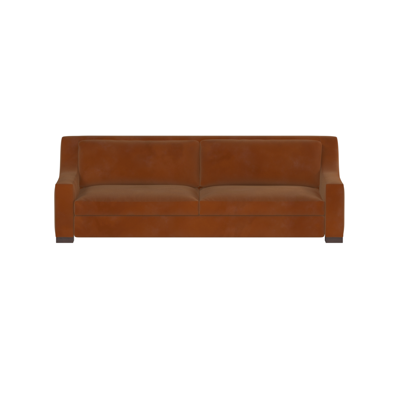 Louis 2 Seater Sofa — Structured Design with Tapered Arms
