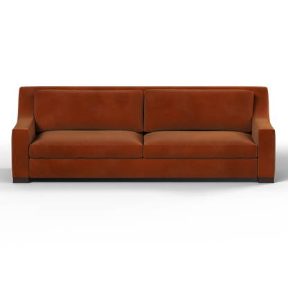 Louis 2 Seater Sofa — Structured Design with Tapered Arms