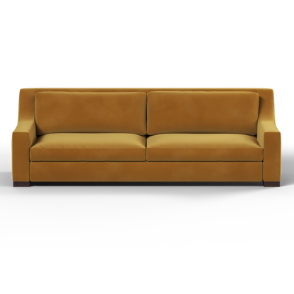 Louis 2 Seater Sofa — Structured Design with Tapered Arms