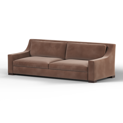 Louis 2 Seater Sofa — Structured Design with Tapered Arms