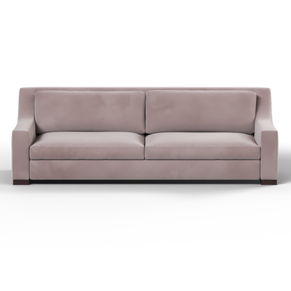 Louis 2 Seater Sofa — Structured Design with Tapered Arms