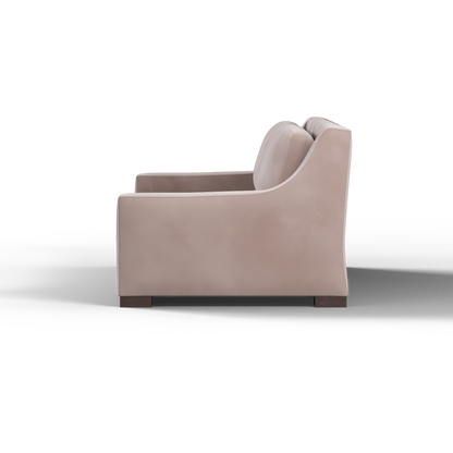 Louis 2 Seater Sofa — Structured Design with Tapered Arms