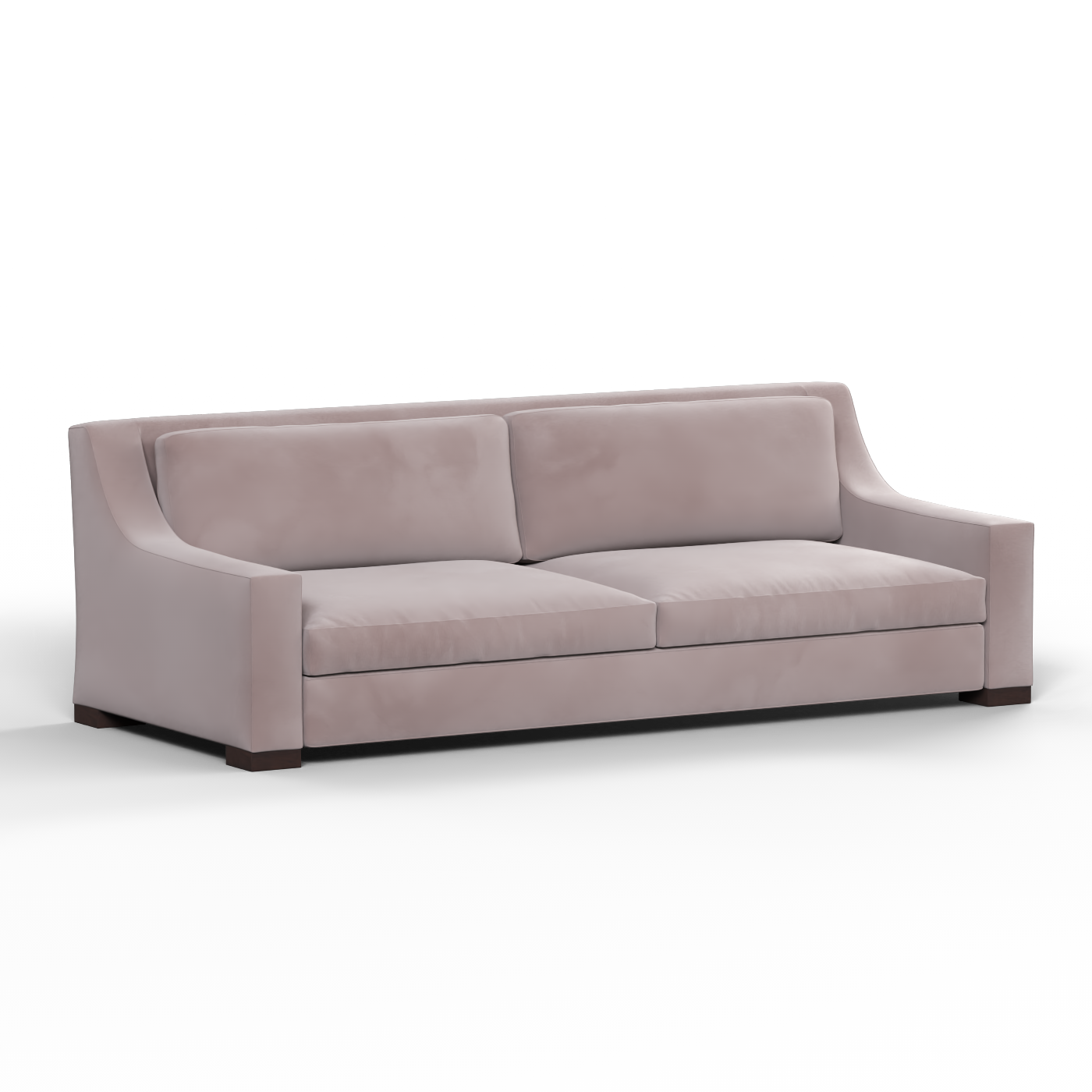 Louis 2 Seater Sofa — Structured Design with Tapered Arms