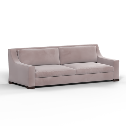 Louis 2 Seater Sofa — Structured Design with Tapered Arms