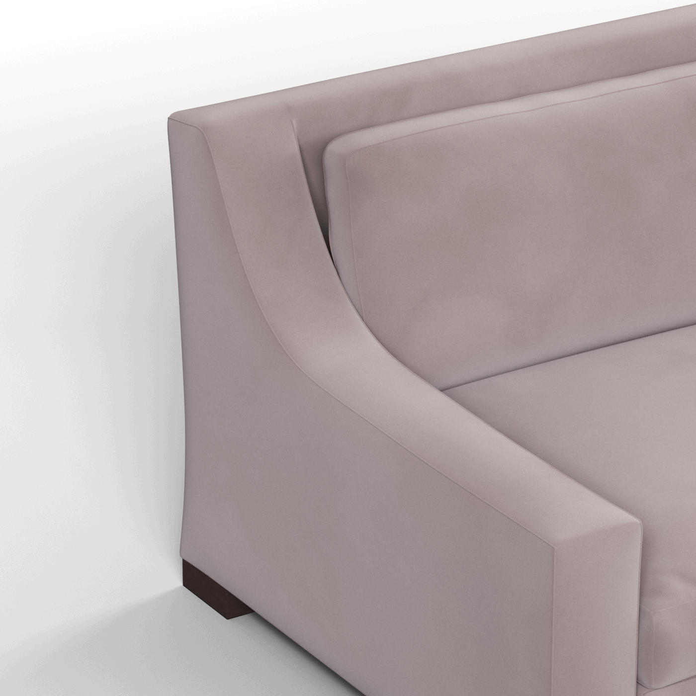 Louis 2 Seater Sofa — Structured Design with Tapered Arms