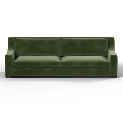 Louis 2 Seater Sofa — Structured Design with Tapered Arms