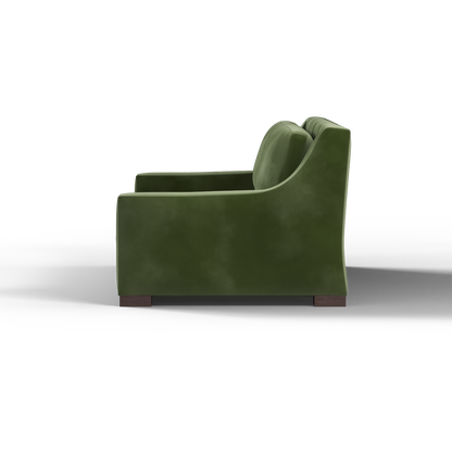 Louis 2 Seater Sofa — Structured Design with Tapered Arms