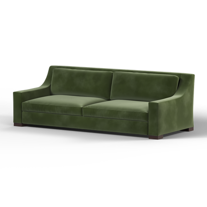 Louis 2 Seater Sofa — Structured Design with Tapered Arms