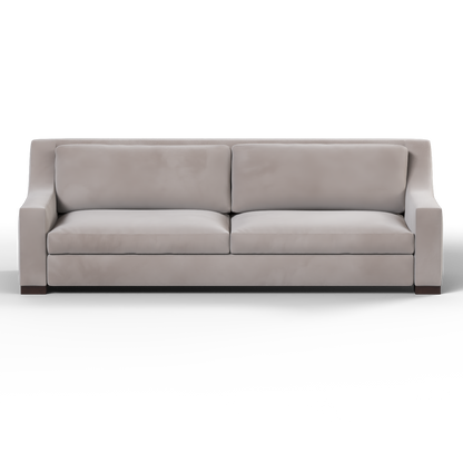 Louis 2 Seater Sofa — Structured Design with Tapered Arms