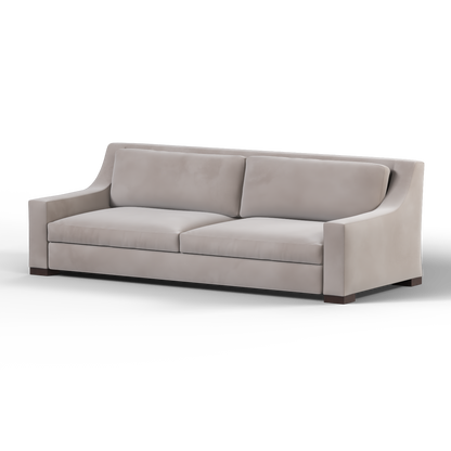 Louis 2 Seater Sofa — Structured Design with Tapered Arms