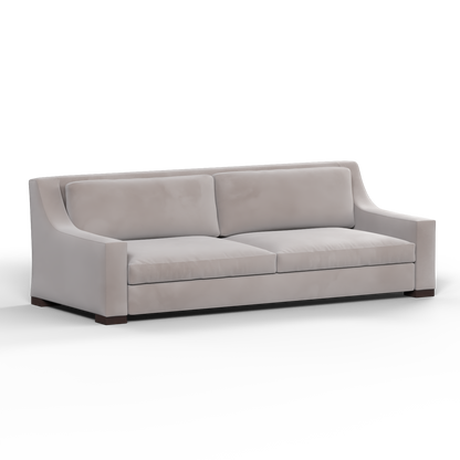 Louis 2 Seater Sofa — Structured Design with Tapered Arms