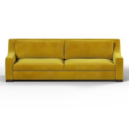 Louis 2 Seater Sofa — Structured Design with Tapered Arms
