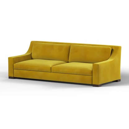 Louis 2 Seater Sofa — Structured Design with Tapered Arms
