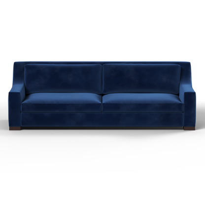 Louis 2 Seater Sofa — Structured Design with Tapered Arms