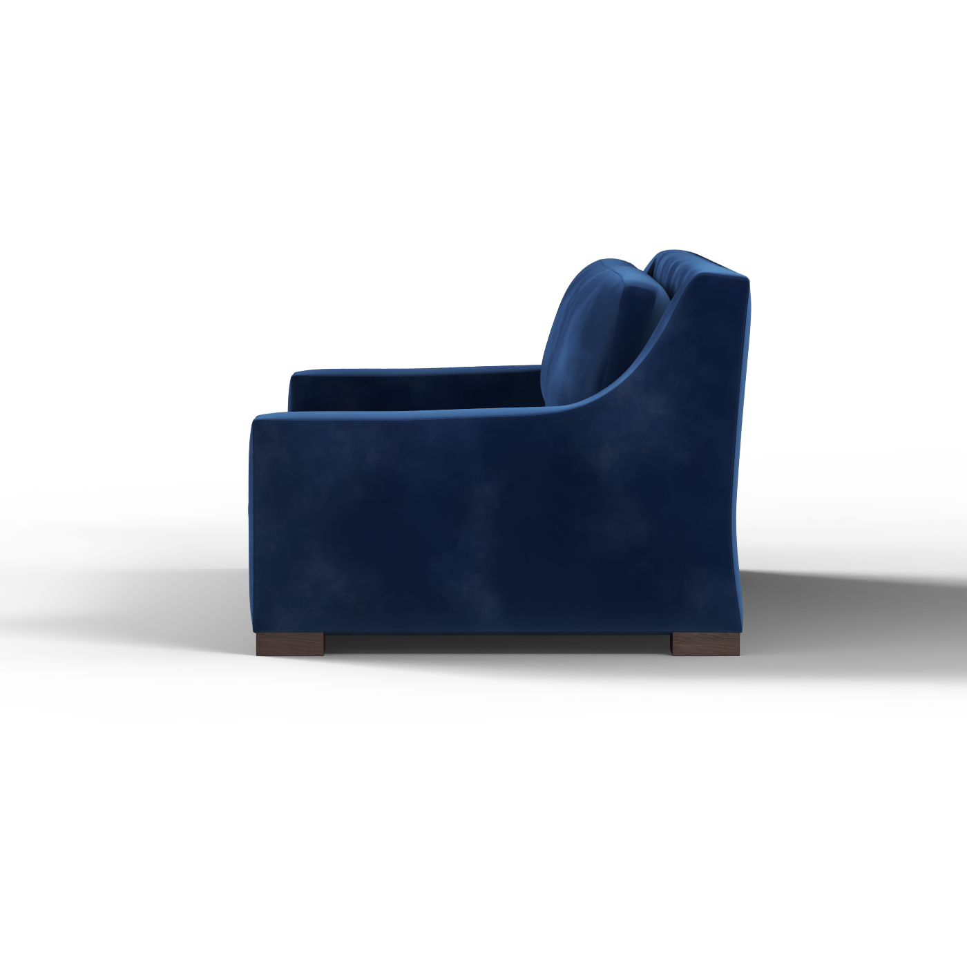 Louis 2 Seater Sofa — Structured Design with Tapered Arms