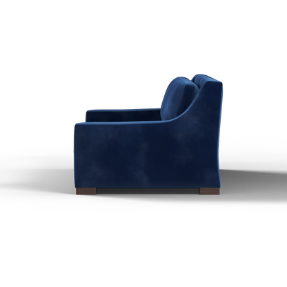 Louis 2 Seater Sofa — Structured Design with Tapered Arms