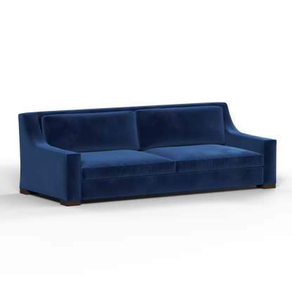 Louis 2 Seater Sofa — Structured Design with Tapered Arms