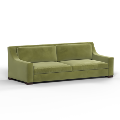 Louis 2 Seater Sofa — Structured Design with Tapered Arms