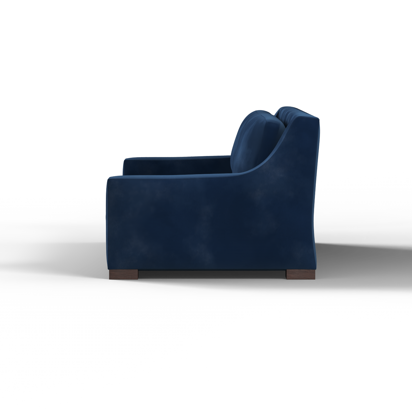 Louis 2 Seater Sofa — Structured Design with Tapered Arms