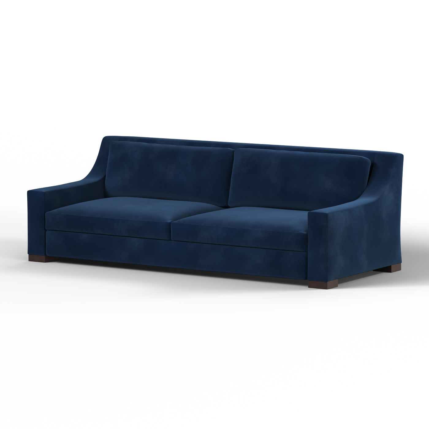 Louis 2 Seater Sofa — Structured Design with Tapered Arms