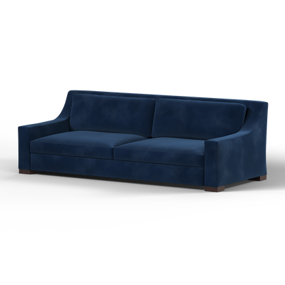 Louis 2 Seater Sofa — Structured Design with Tapered Arms