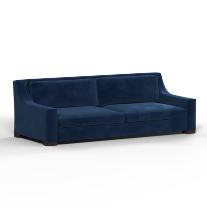 Louis 2 Seater Sofa — Structured Design with Tapered Arms