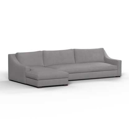 Louis Sectional Sofa — Low-Profile Modular Corner Layout