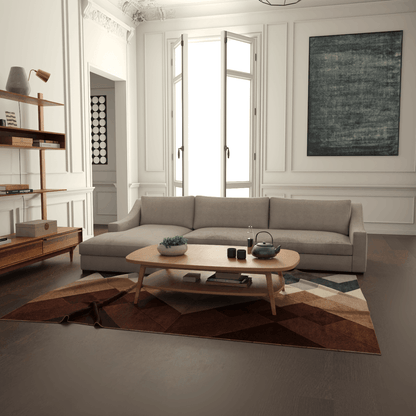 Louis Sectional Sofa — Low-Profile Modular Corner Layout