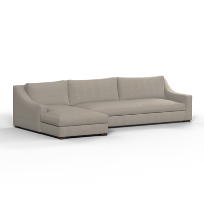 Louis Sectional Sofa — Low-Profile Modular Corner Layout