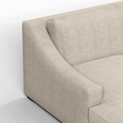 Louis Sectional Sofa — Low-Profile Modular Corner Layout