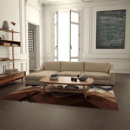 Louis Sectional Sofa — Low-Profile Modular Corner Layout