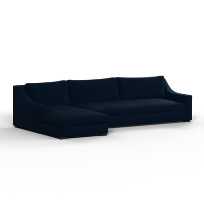 Louis Sectional Sofa — Low-Profile Modular Corner Layout