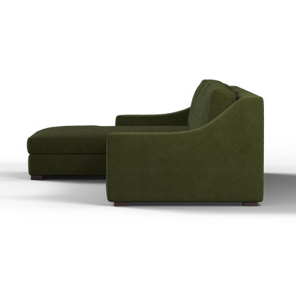Louis Sectional Sofa — Low-Profile Modular Corner Layout