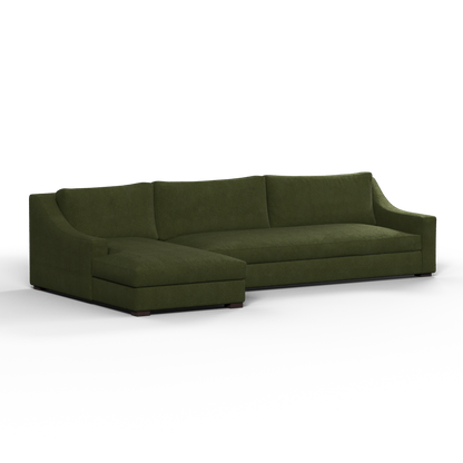 Louis Sectional Sofa — Low-Profile Modular Corner Layout