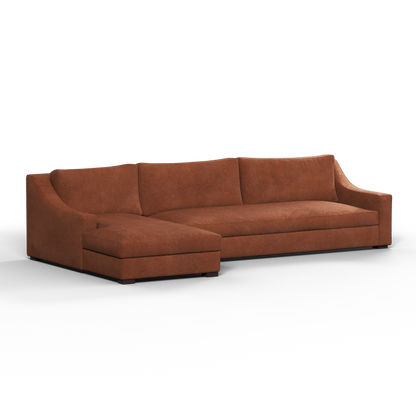 Louis Sectional Sofa — Low-Profile Modular Corner Layout
