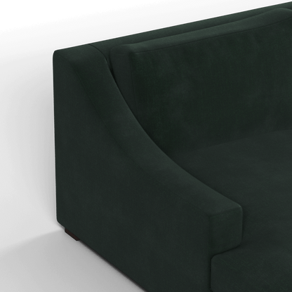 Louis Sectional Sofa — Low-Profile Modular Corner Layout